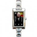 Alex Ferguson - Rectangular Italian Charm Watch