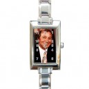 Des O Connor - Rectangular Italian Charm Watch