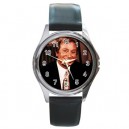Des O Connor - Silver Tone Round Metal Watch
