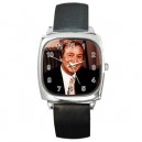 Des O Connor - Silver Tone Square Metal Watch