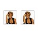 Whitney Houston - Cufflinks (Square)