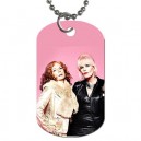 Ab Fab Absolutely Fabulous - Double Sided Dog Tag Necklace