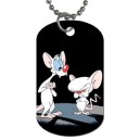 Pinky And The Brain - Double Sided Dog Tag Necklace
