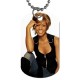 Whitney Houston - Double Sided Dog Tag Necklace