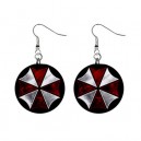 Resident Evil Umbrella Corp - Button Earrings