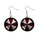 Resident Evil Umbrella Corp - Button Earrings