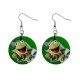 The Muppets Kermit The Frog - Button Earrings
