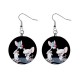 Pinky And The Brain - Button Earrings