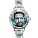 Gerard Butler - Round Italian Charm Watch