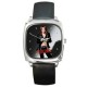 Miley Cyrus - Silver Tone Square Metal Watch