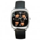 The Beatles - Silver Tone Square Metal Watch