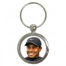 Tiger Woods - Round Keyring