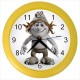 The Smurfs Hackus Smurf - Wall Clock