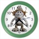 The Smurfs Hackus Smurf - Wall Clock