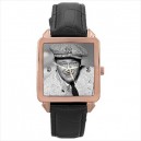 John Wayne - Square Unisex Rose Gold Tone Watch