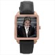 Michael Ball - Square Unisex Rose Gold Tone Watch