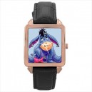 Disney Eeyore - Square Unisex Rose Gold Tone Watch