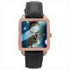 Leroy Jethro Gibbs NCIS - Square Unisex Rose Gold Tone Watch