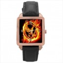 Hunger Games - Square Unisex Rose Gold Tone Watch