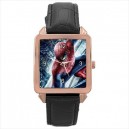 Spiderman - Square Unisex Rose Gold Tone Watch