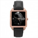 Star Wars Death Star - Square Unisex Rose Gold Tone Watch