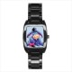 Disney Eeyore - Mens Black Stainless Steel Barrel Style Watch