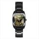 Star Wars Master Yoda - Mens Black Stainless Steel Barrel Style Watch
