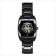 The Walking Dead - Mens Black Stainless Steel Barrel Style Watch