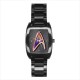 Star Trek - Mens Black Stainless Steel Barrel Style Watch
