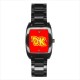Donkey Kong - Mens Black Stainless Steel Barrel Style Watch