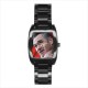 Morrissey - Mens Black Stainless Steel Barrel Style Watch