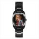 Childs Play Chucky - Mens Black Stainless Steel Barrel Style Watch
