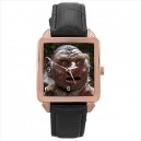 Labyrinth Hoggle - Square Unisex Rose Gold Tone Watch