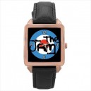 The Jam - Square Unisex Rose Gold Tone Watch