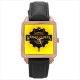The Kaiser Chiefs - Square Unisex Rose Gold Tone Watch