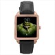 The Incredible Hulk - Square Unisex Rose Gold Tone Watch