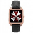 Resident Evil Umbrella Corp - Square Unisex Rose Gold Tone Watch