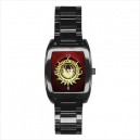 Battlestar Galactica - Mens Black Stainless Steel Barrel Style Watch