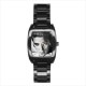 Elvis Presley - Mens Black Stainless Steel Barrel Style Watch