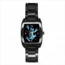 Fringe Glyph - Mens Black Stainless Steel Barrel Style Watch