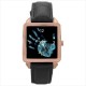 Fringe Glyph - Square Unisex Rose Gold Tone Watch