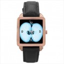 Fringe Glyph - Square Unisex Rose Gold Tone Watch