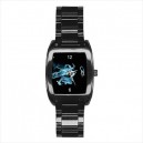 Fringe Glyph - Mens Black Stainless Steel Barrel Style Watch