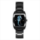 Fringe Glyph - Mens Black Stainless Steel Barrel Style Watch