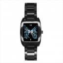 Fringe Glyph - Mens Black Stainless Steel Barrel Style Watch