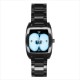 Fringe Glyph - Mens Black Stainless Steel Barrel Style Watch