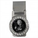 Joe Longthorne - Crystal Bezel Money Clip