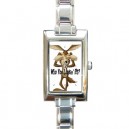 Wile E Coyote - Rectangular Italian Charm Watch