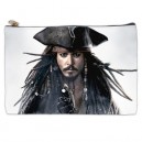 Johnny Depp/Jack Sparrow - Large Cosmetic Bag