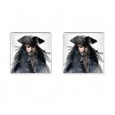 Johnny Depp/Jack Sparrow - Cufflinks (Square)